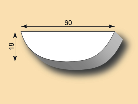 Stuckleiste / Stuckprofil SL60-11