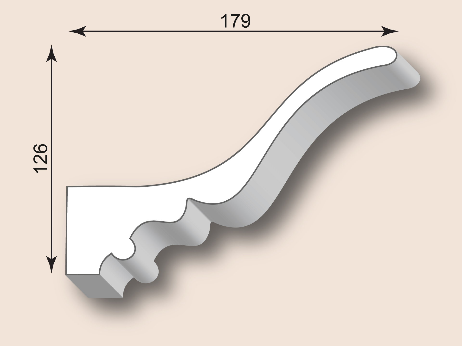 Stuckgesims SG179-01