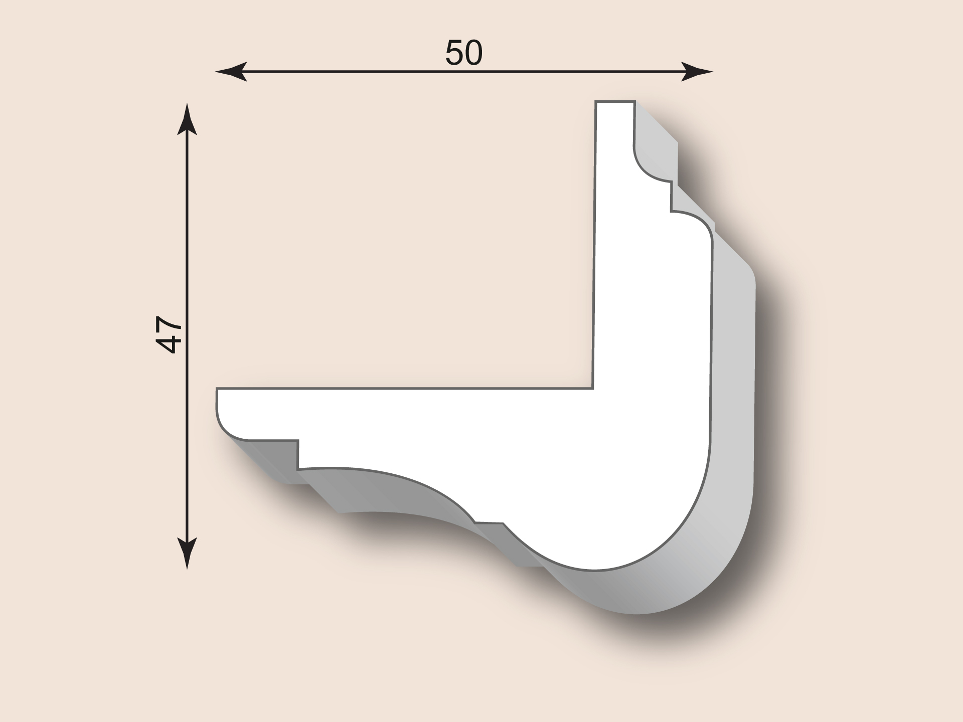 Kantenprofil KP50-04