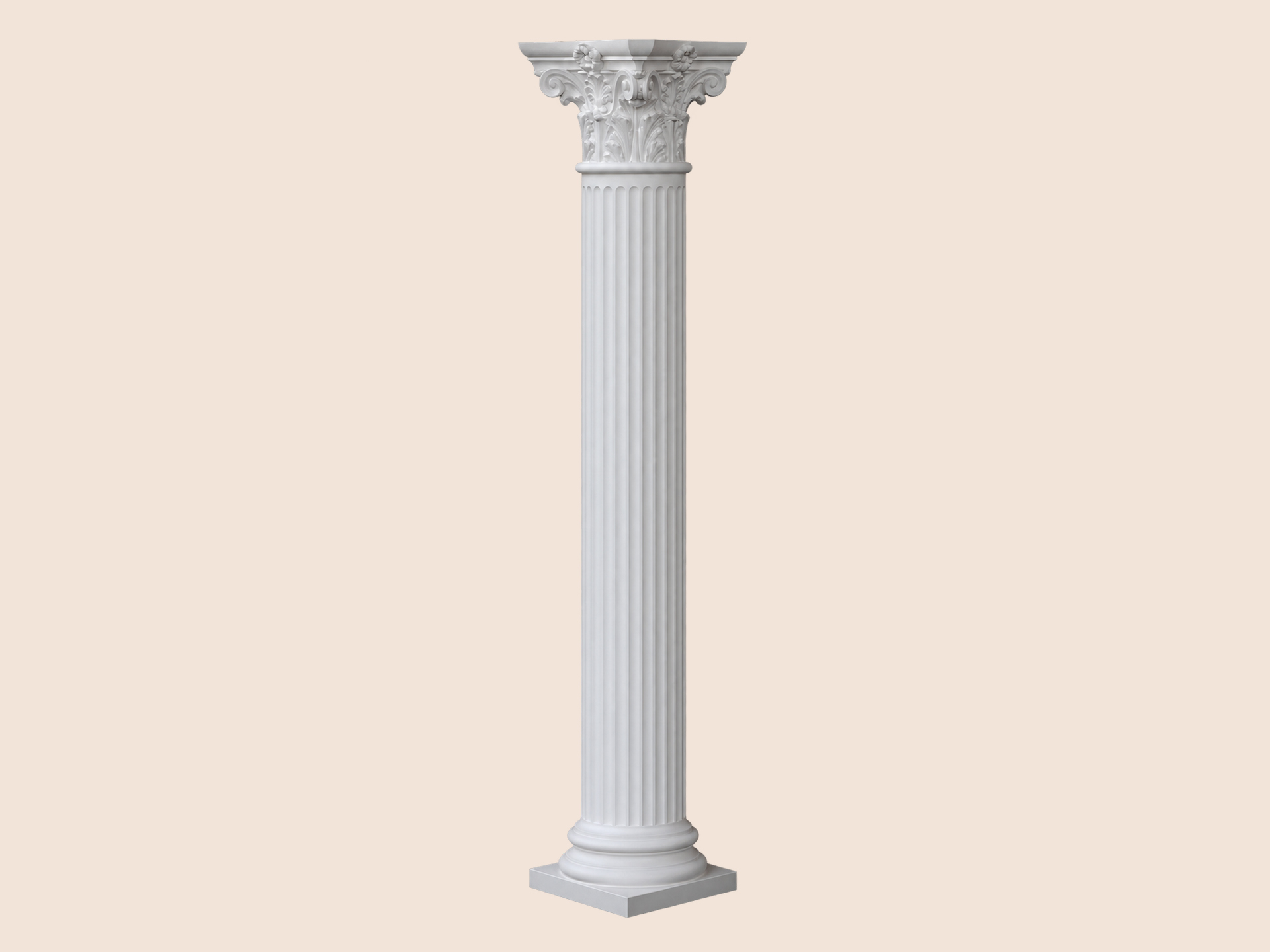 Säulenhalbschale korinthisch 14er Stucksäule