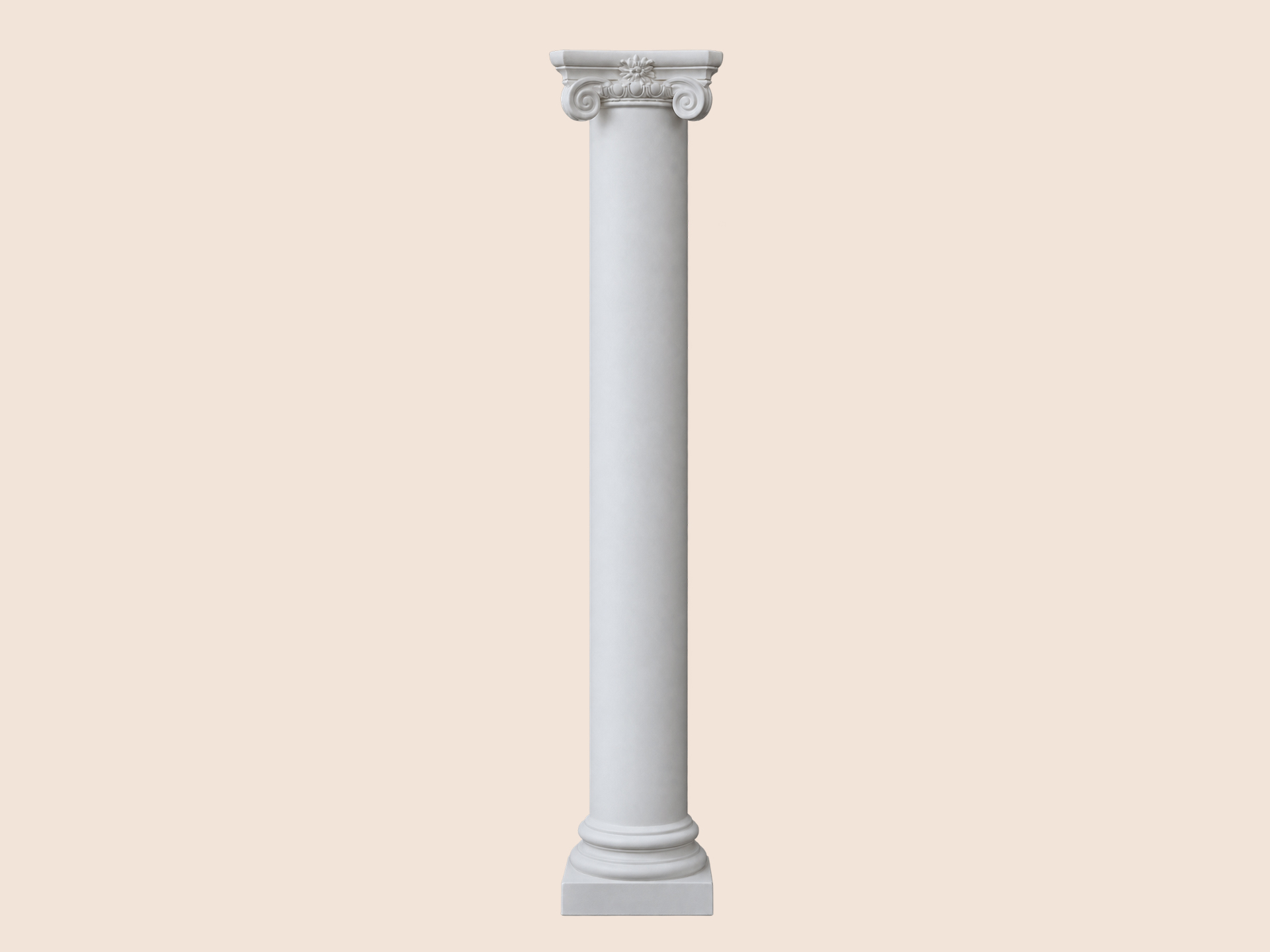 Säulenhalbschale ionisch 14er Stucksäule