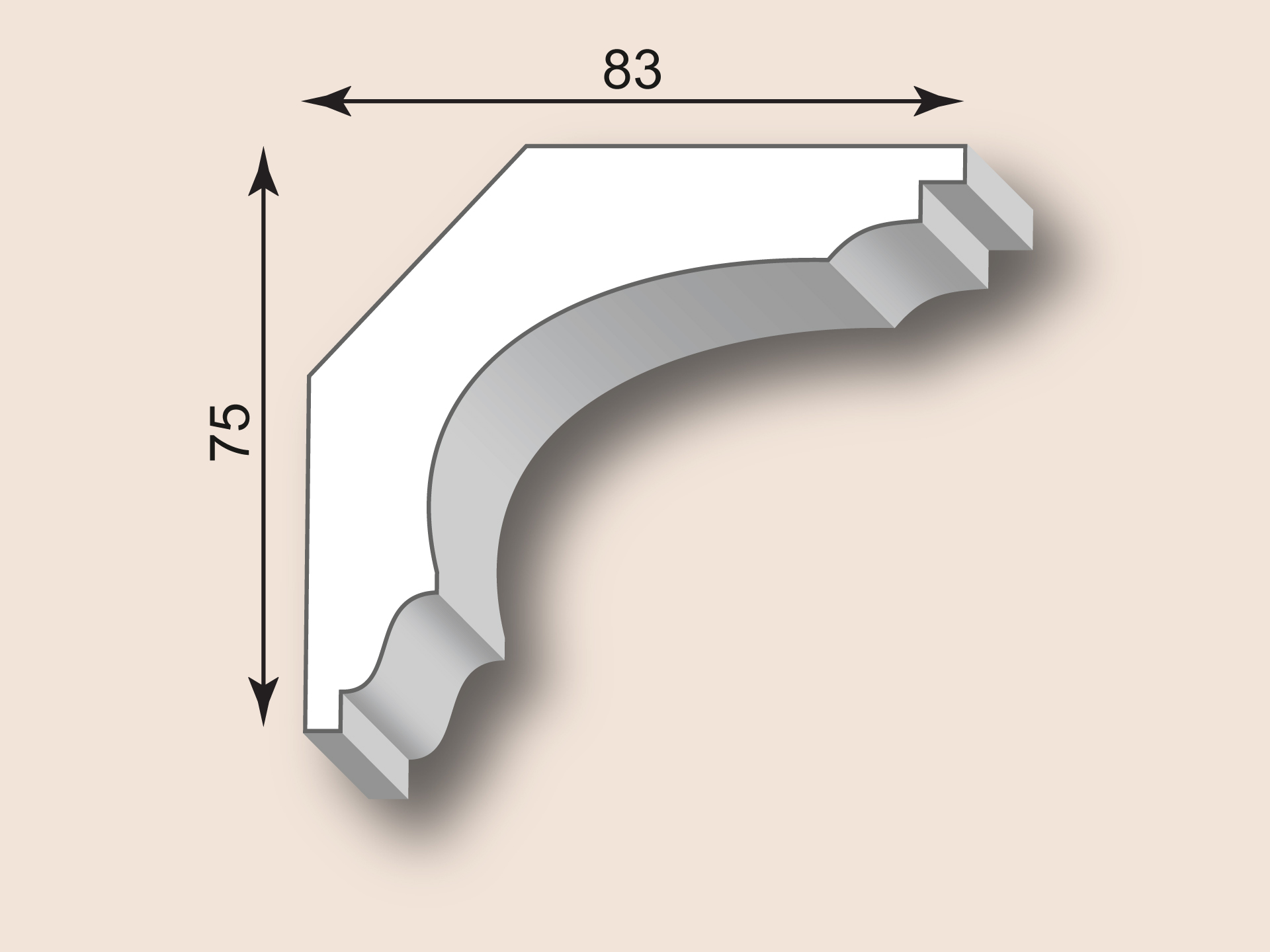 Stuckgesims SG83-01