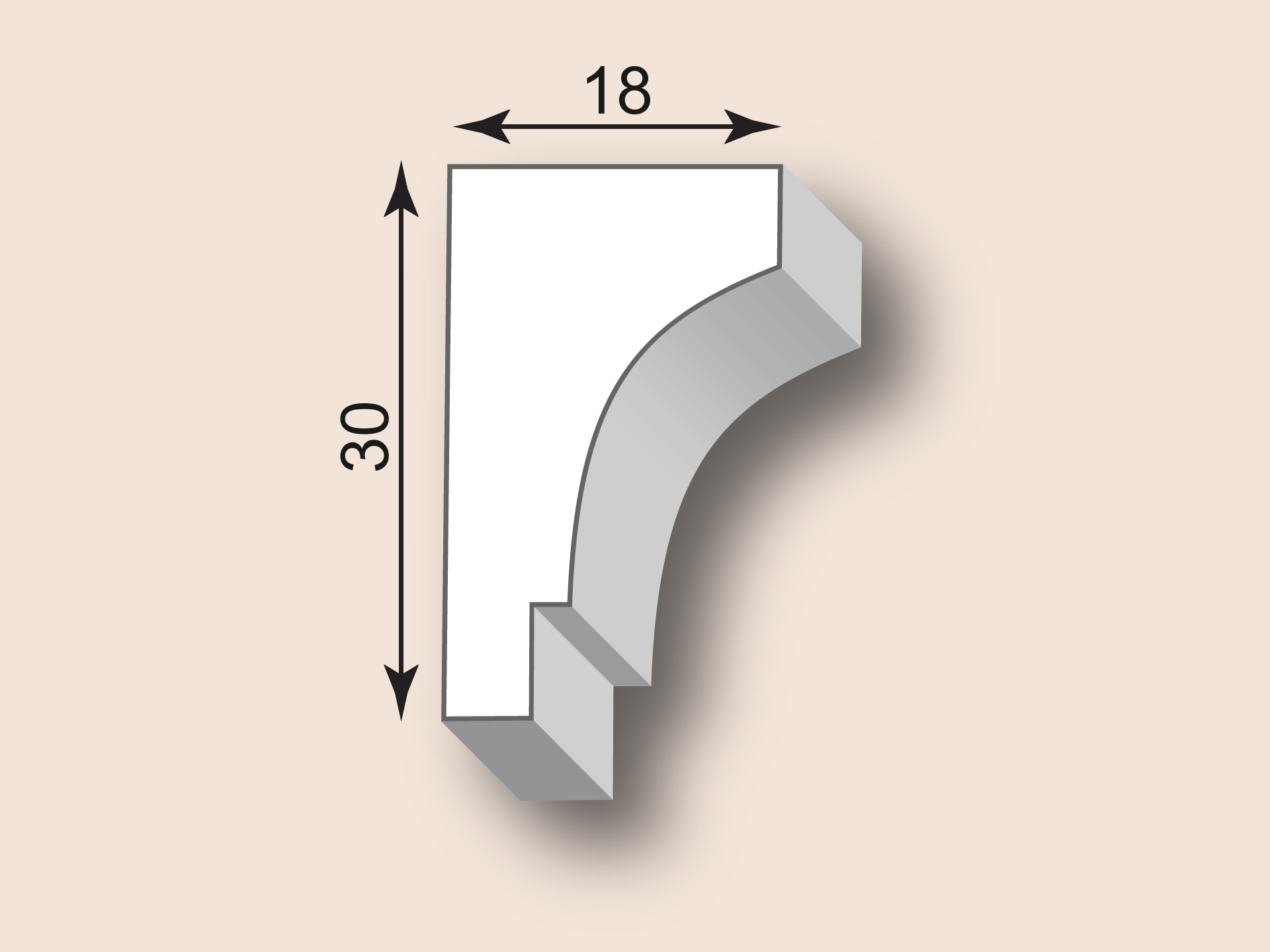 Stuckgesims SG18-02