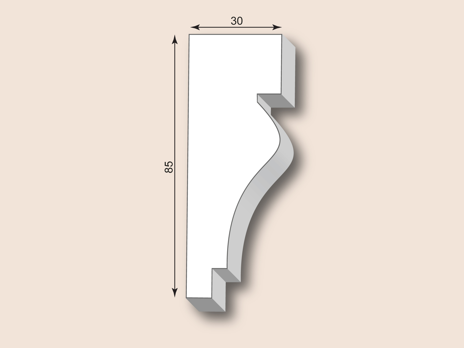 Stuckgesims SG30-02