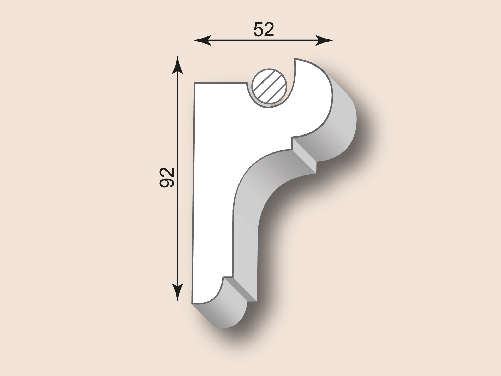Stuckgesims SG52-03