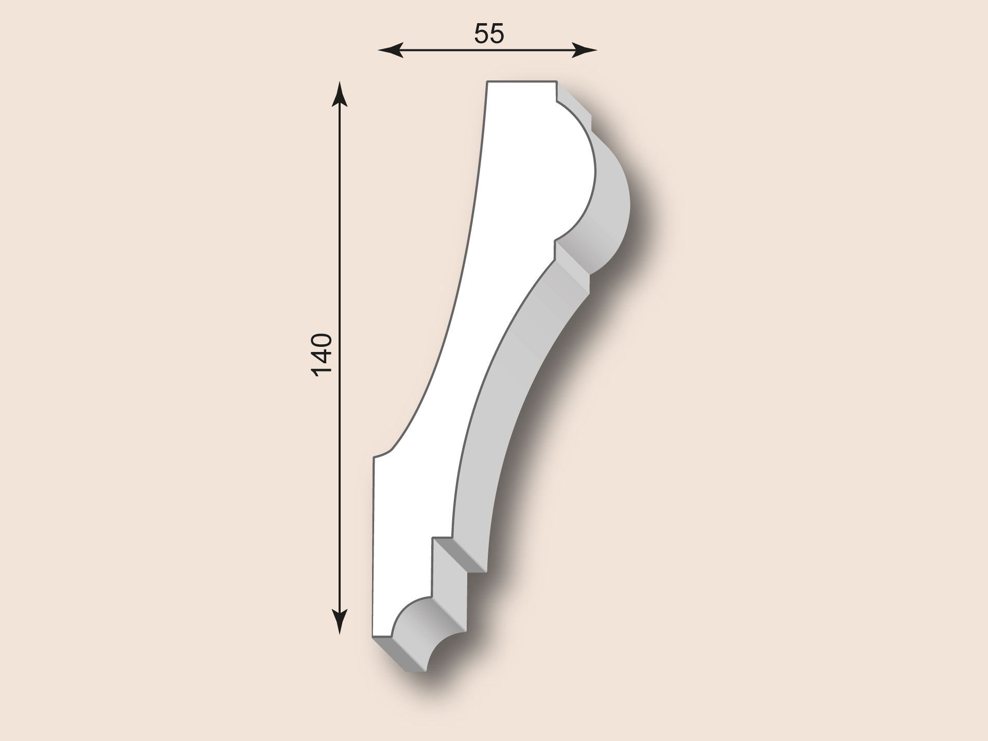 Stuckgesims SG55-03