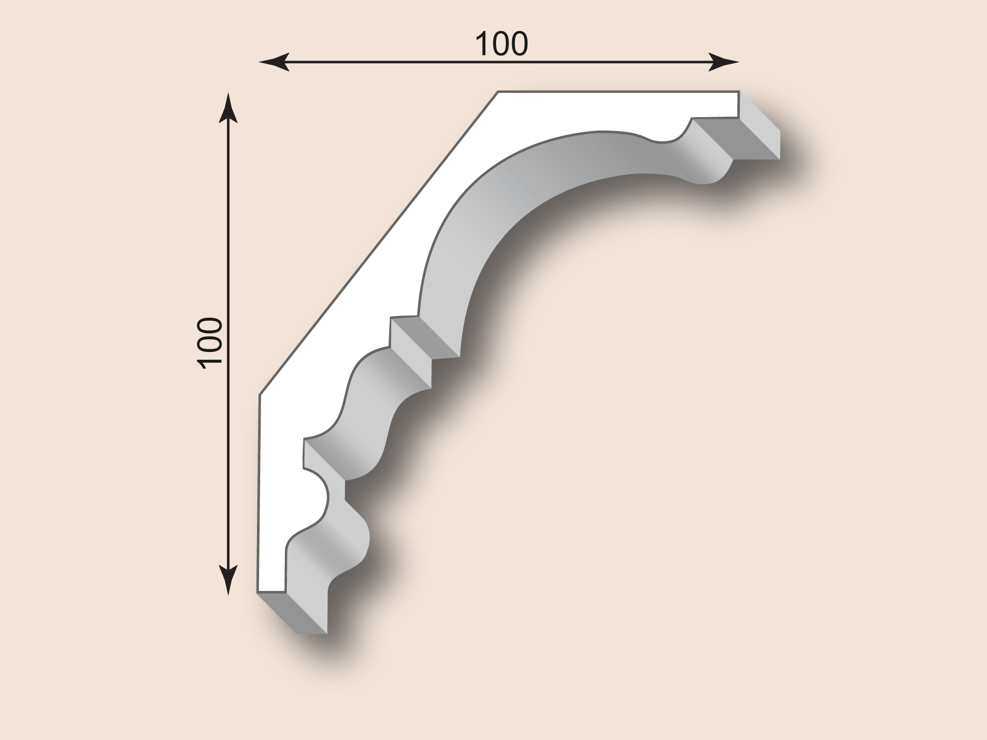 Stuckgesims SG100-04