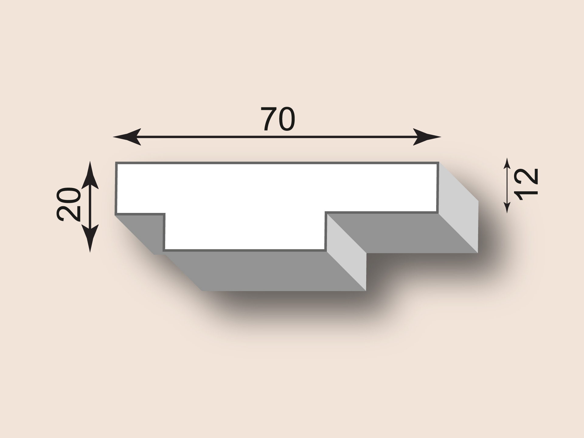 Stuckleiste SL70-06