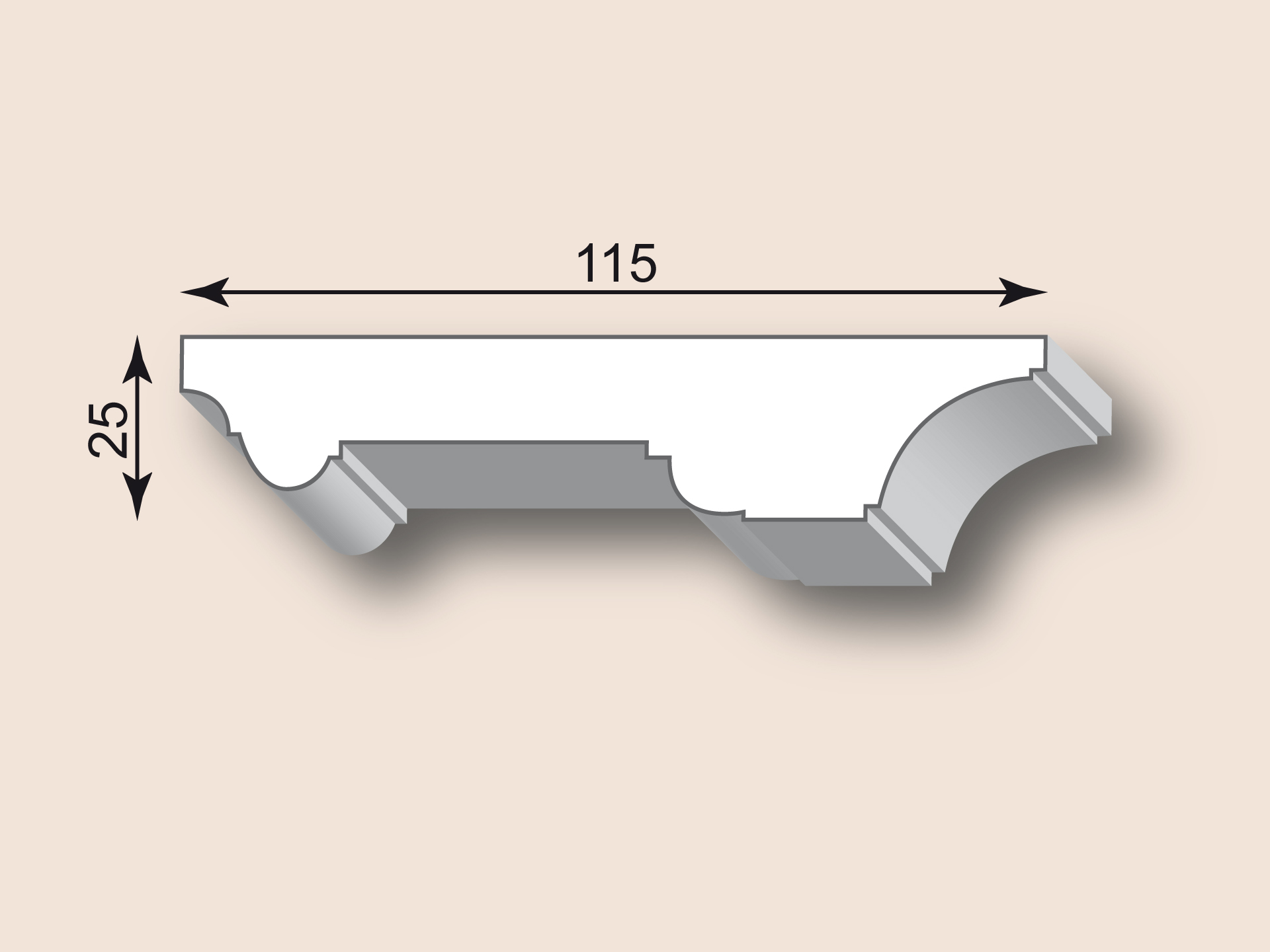 Stuckleiste SL115-01
