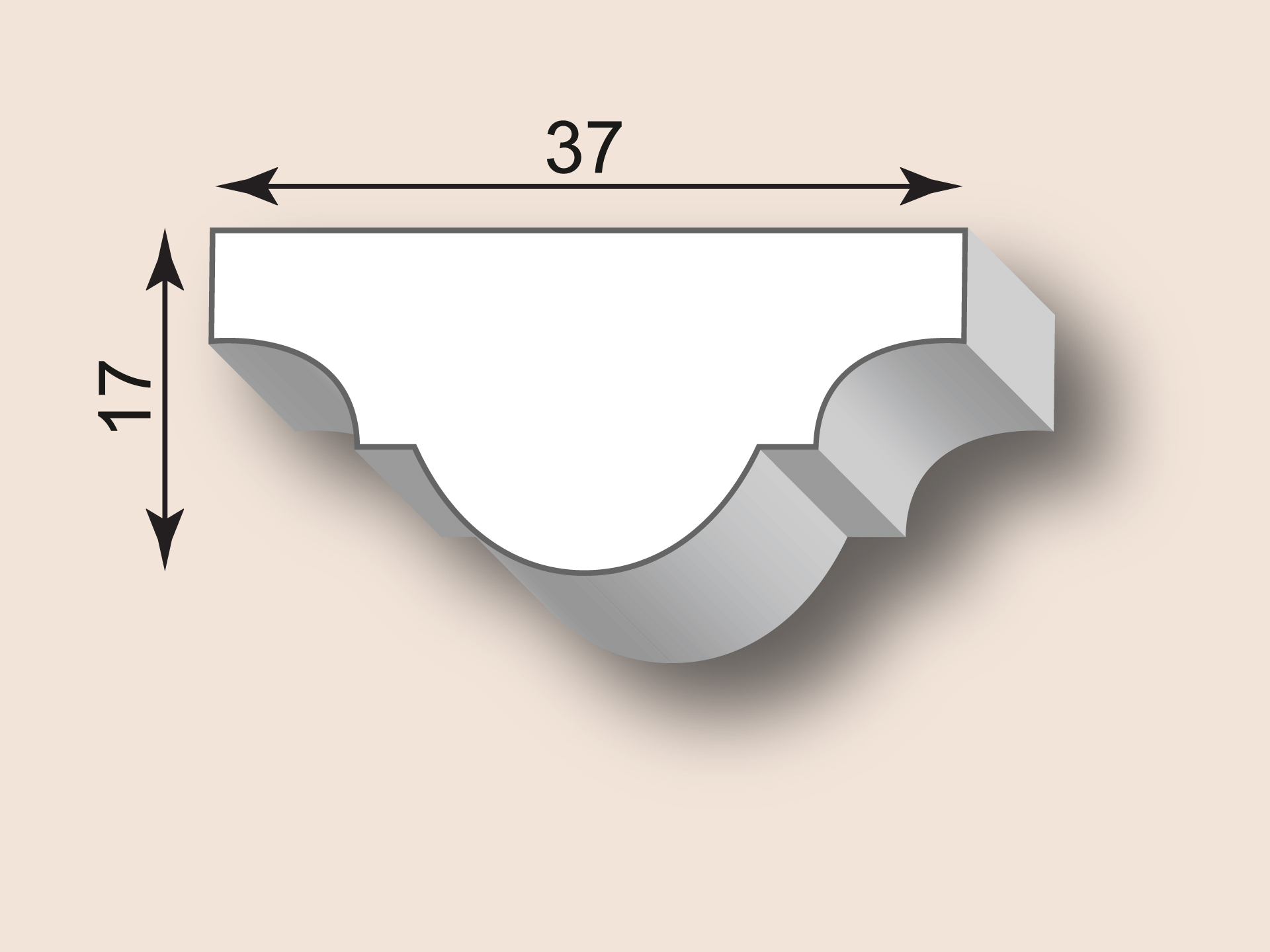 Stuckleiste SL37-05