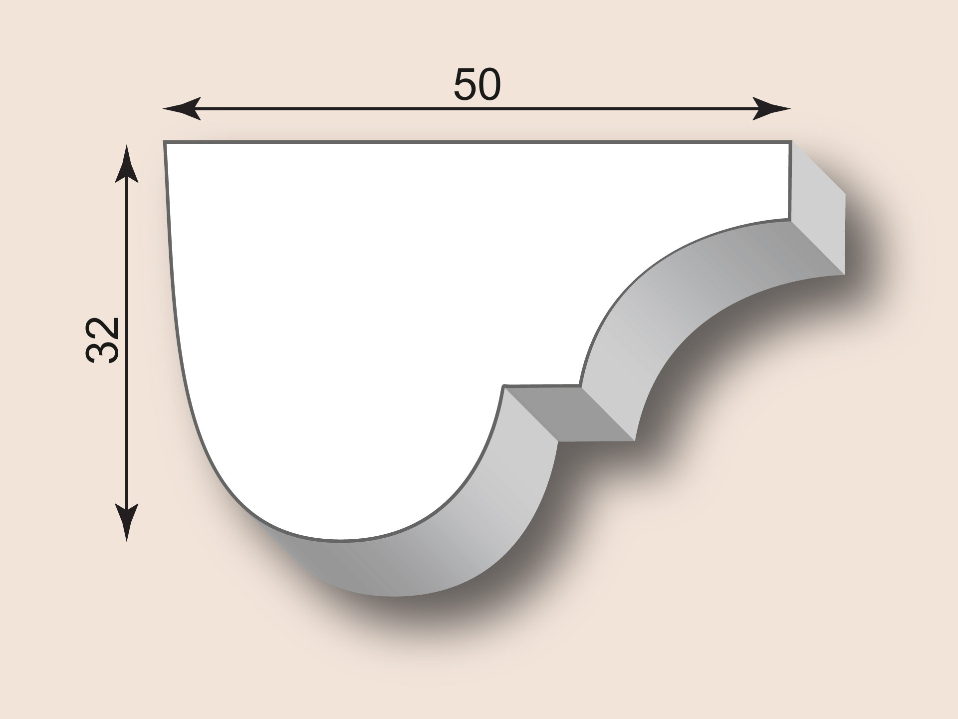 Stuckleiste SL50-27