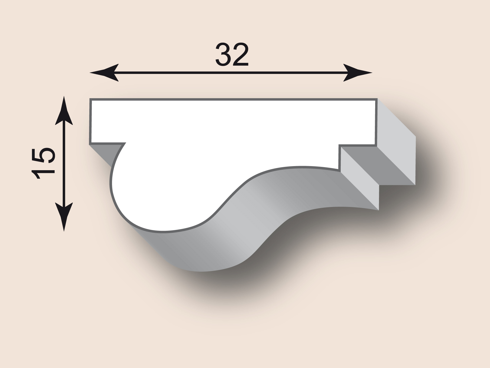 Stuckleiste SL32-02