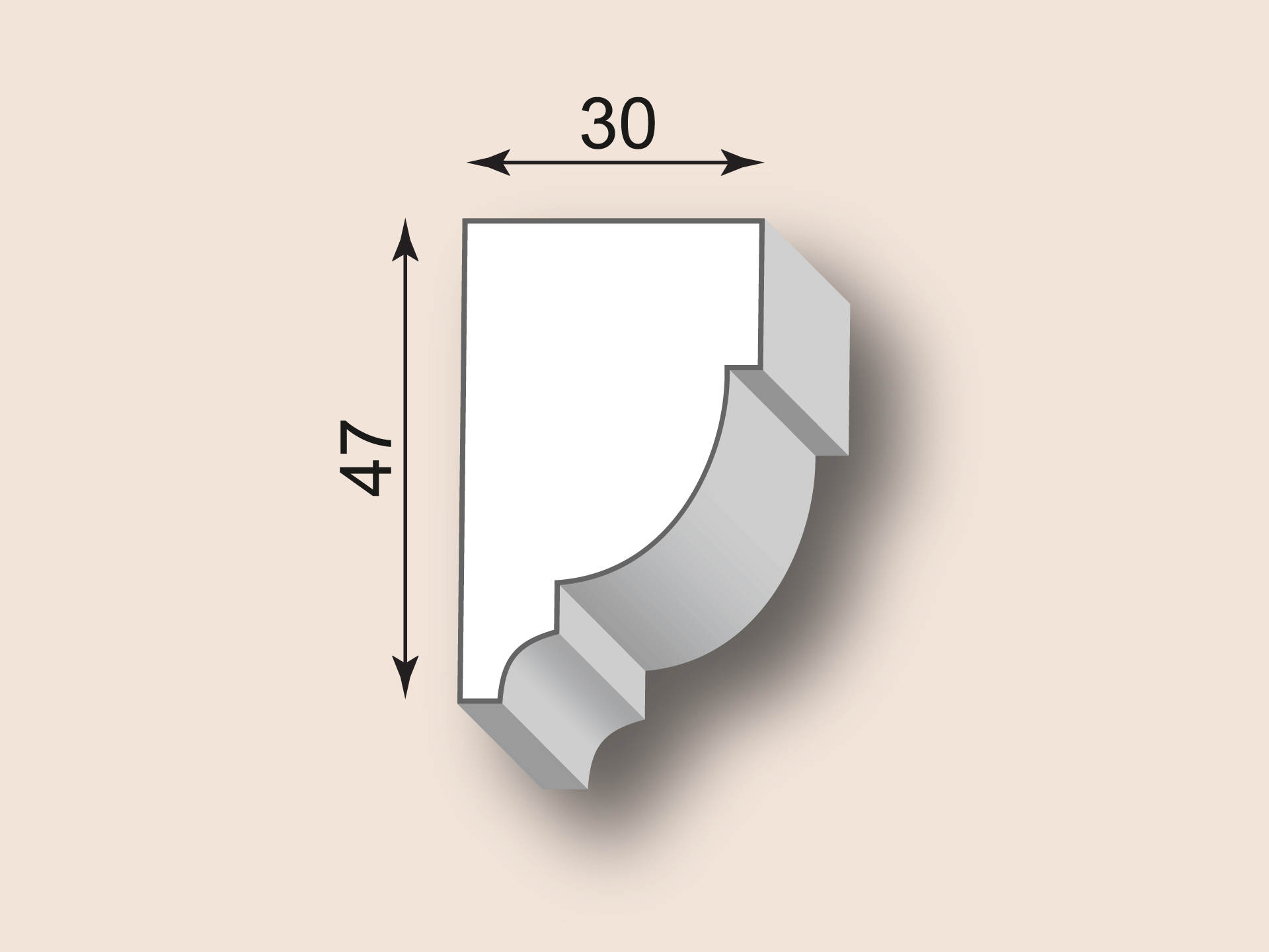 Stuckgesims SG30-01