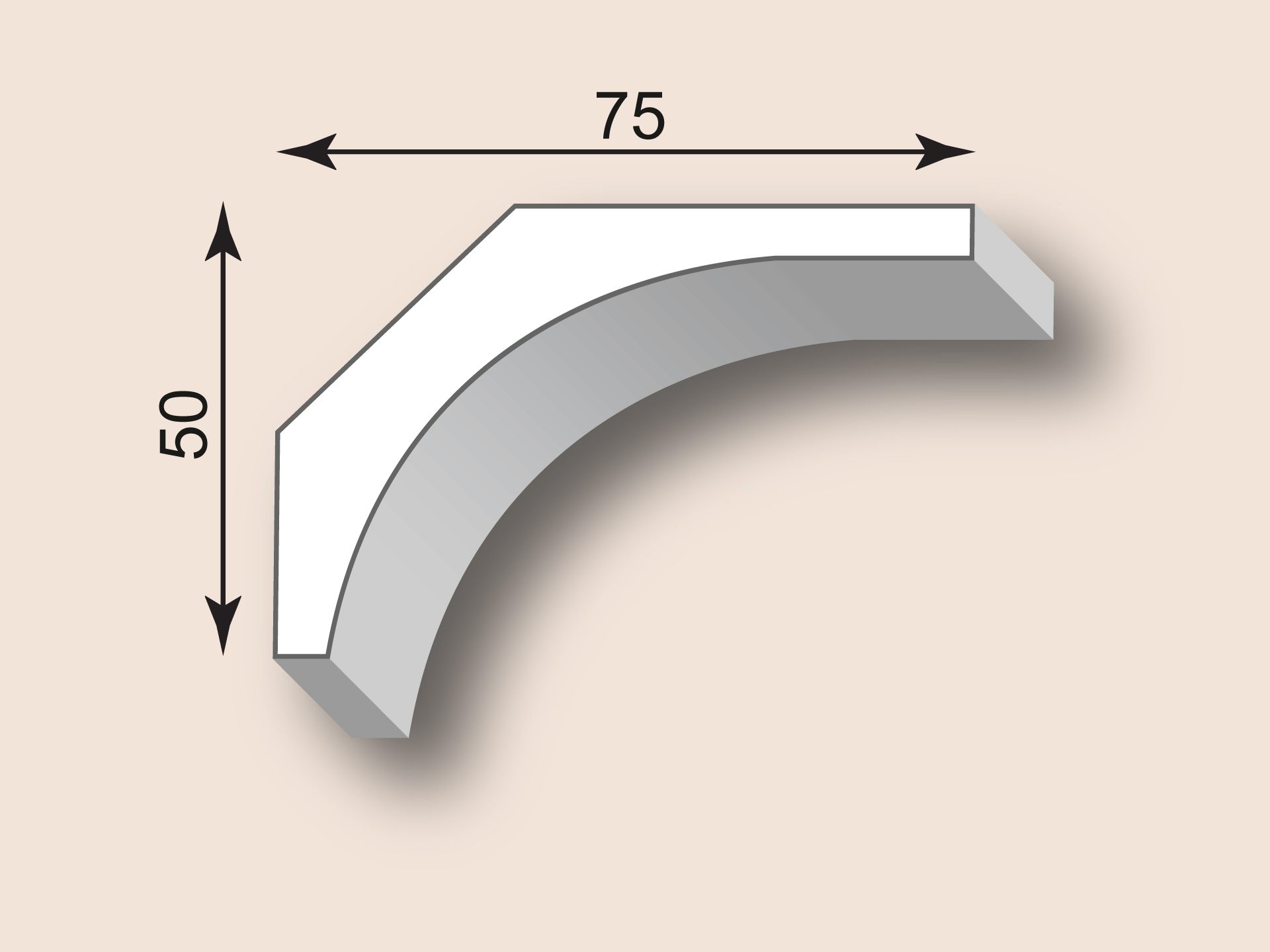 Stuckgesims SG75-01