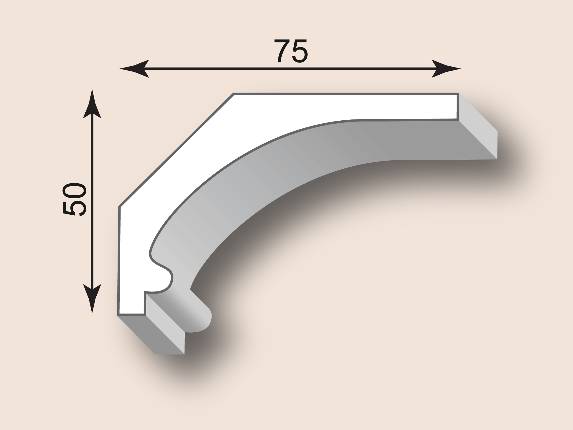 Stuckgesims SG75-06