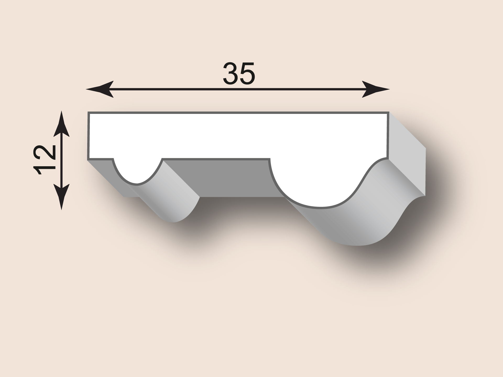 Stuckleiste SL35-01