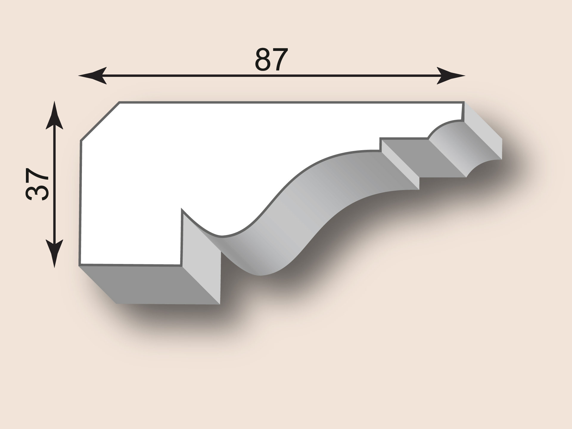 Stuckgesims SG87-01