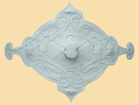 Stuckrosette Rosette Gips Stuck SR107-100