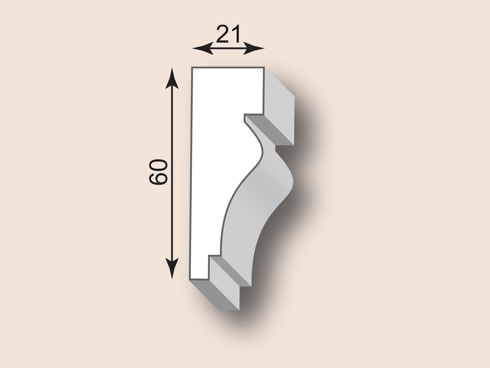 Stuckgesims SG21-01