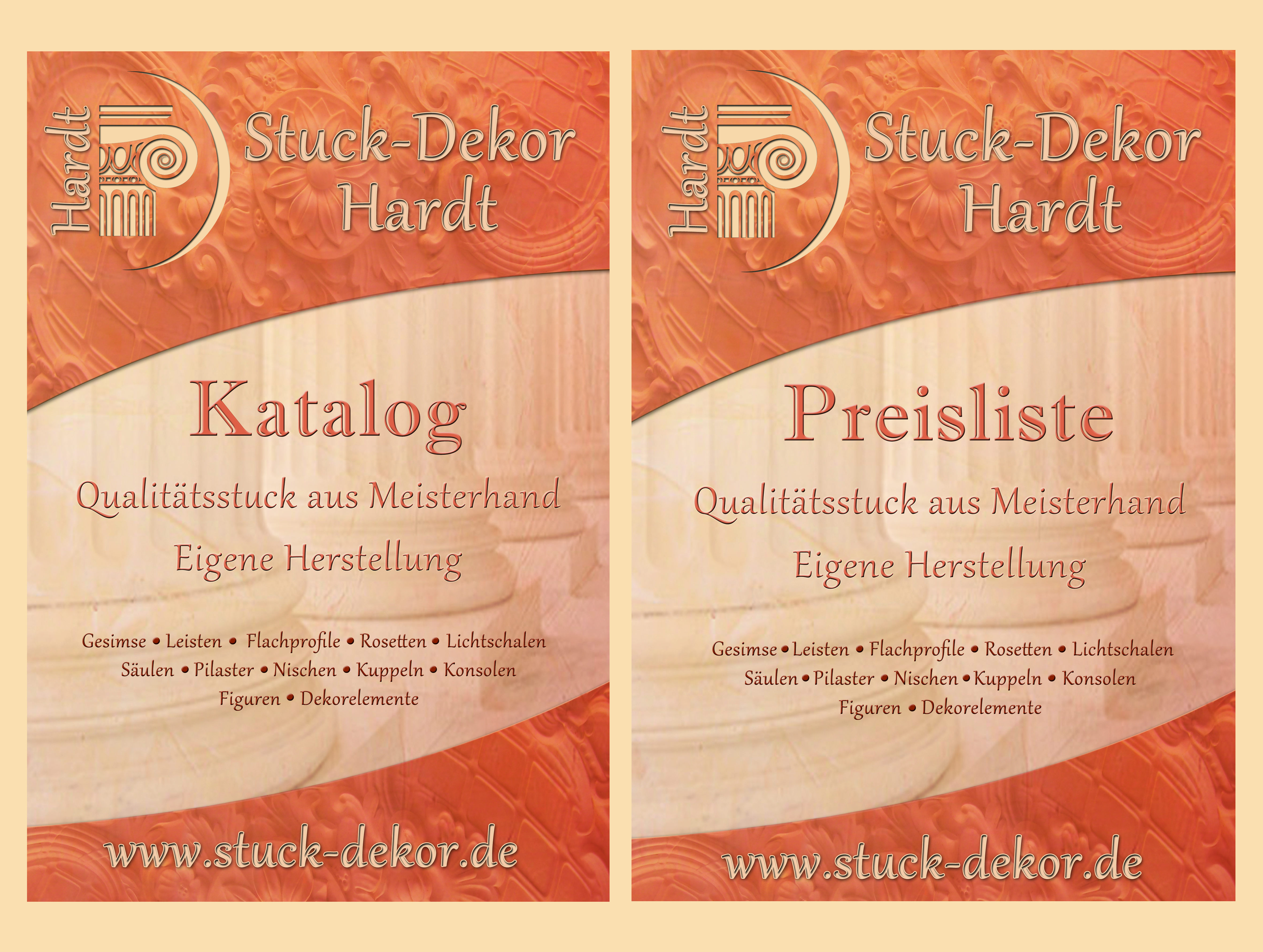 Stuck-Katalog / Preisliste Stuck