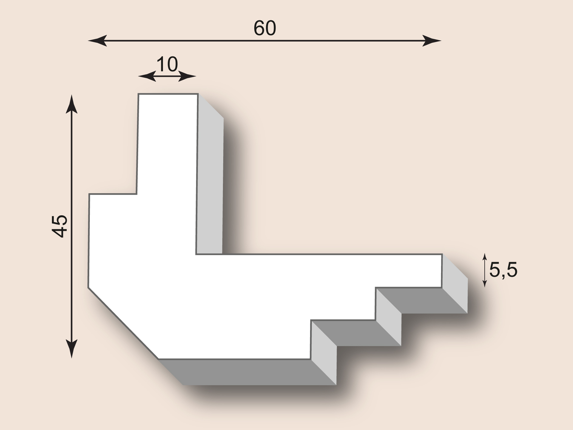 Kantenprofil KP70-02