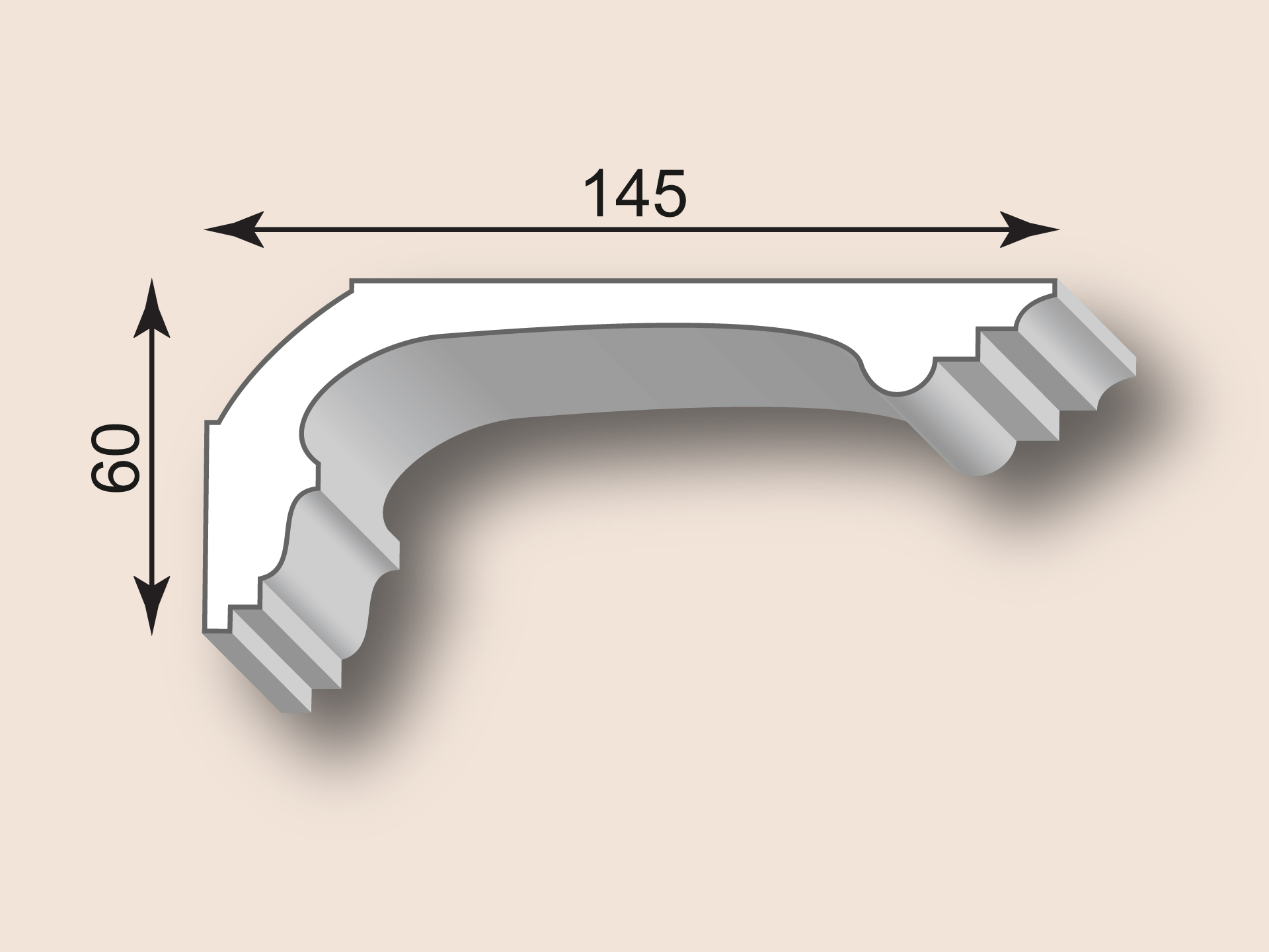Stuckgesims SG145-01