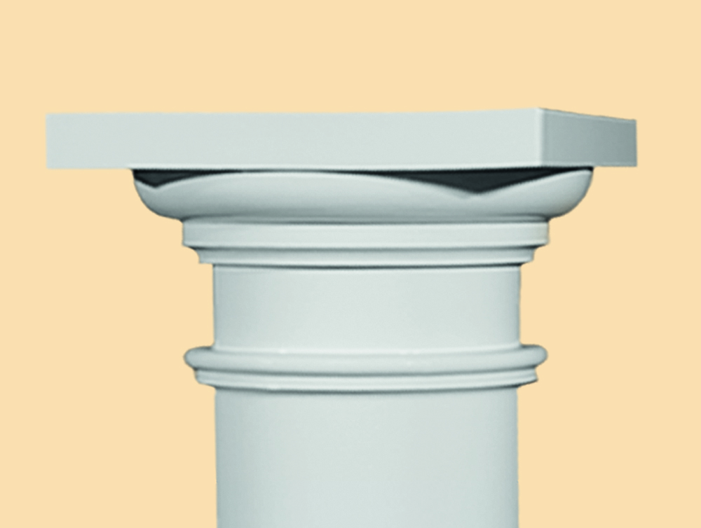 Halb-Kapoitell dorisch zu Stucksäule 18 cm