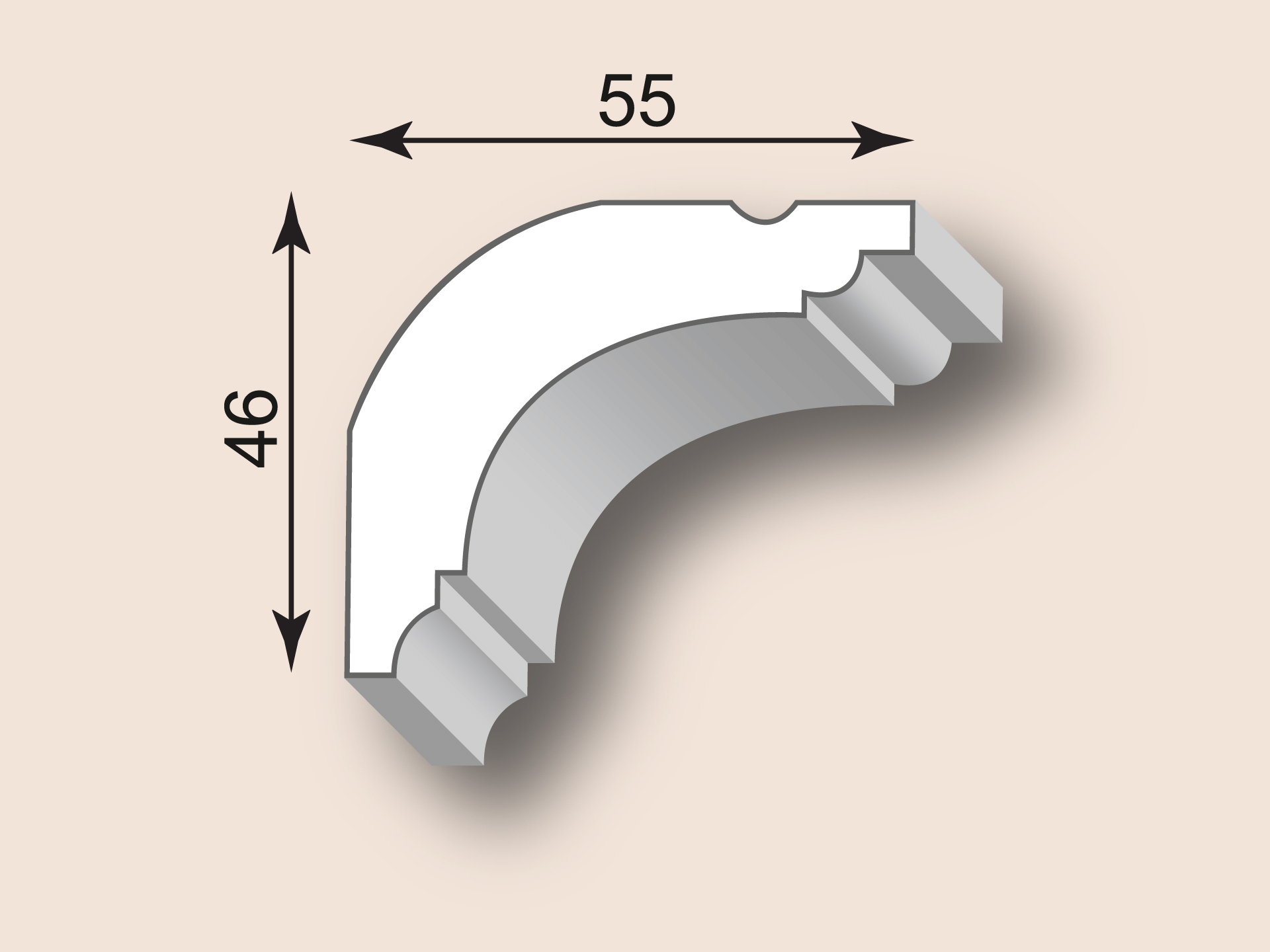 Stuckgesims SG55-01