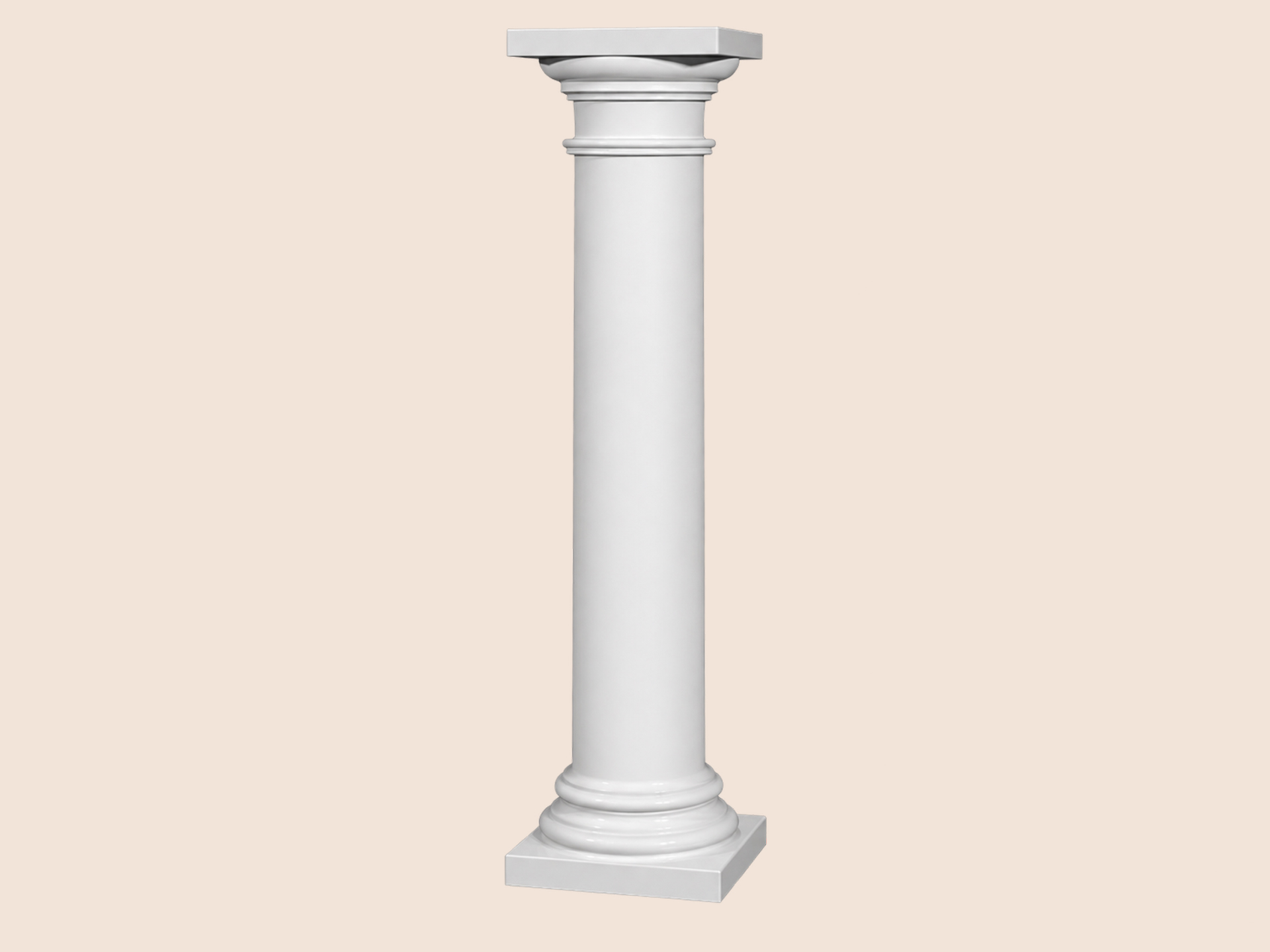 Halb-Sockel dorisch 18er Stucksäule