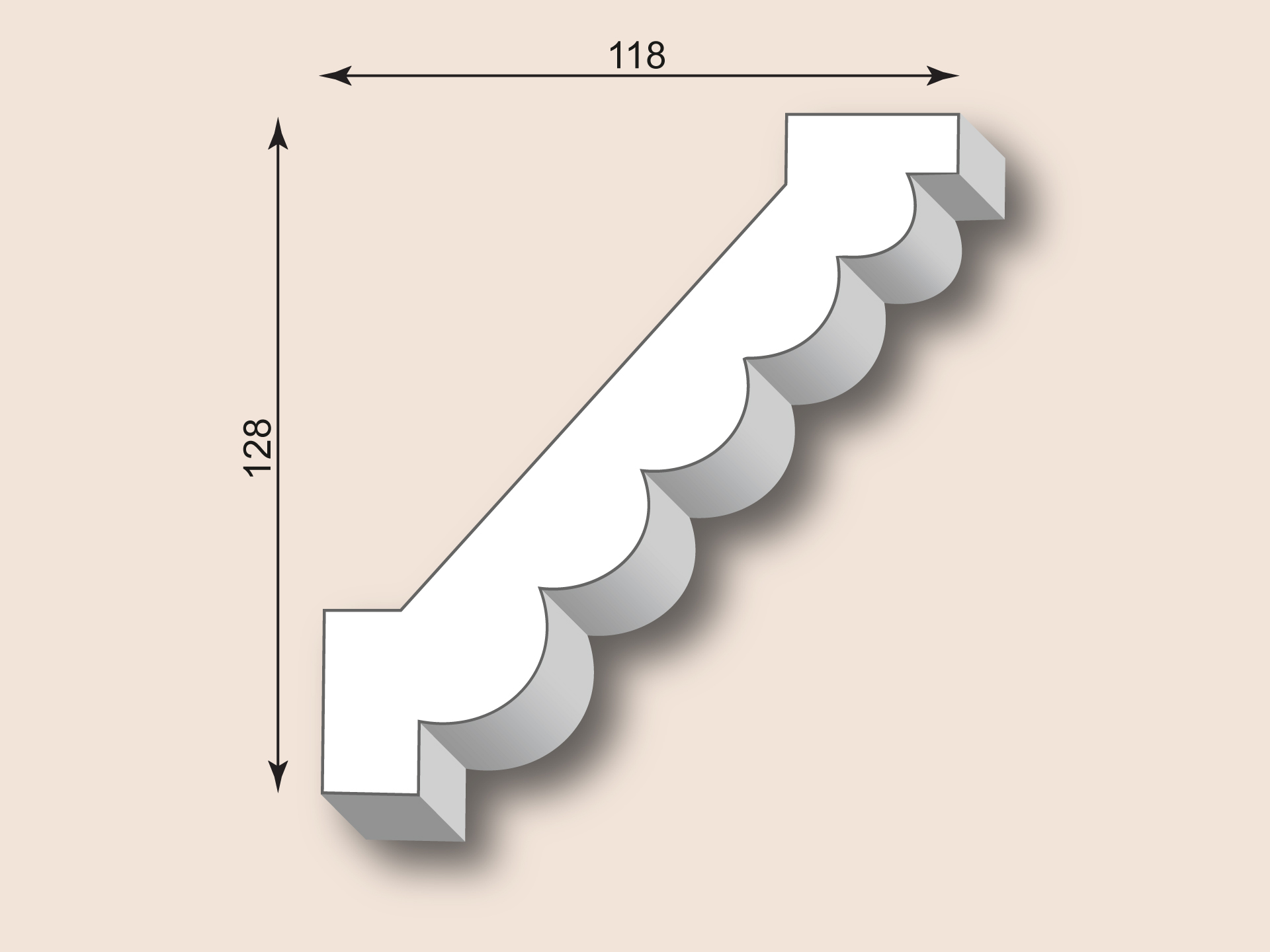 Stuckgesims SG104-01