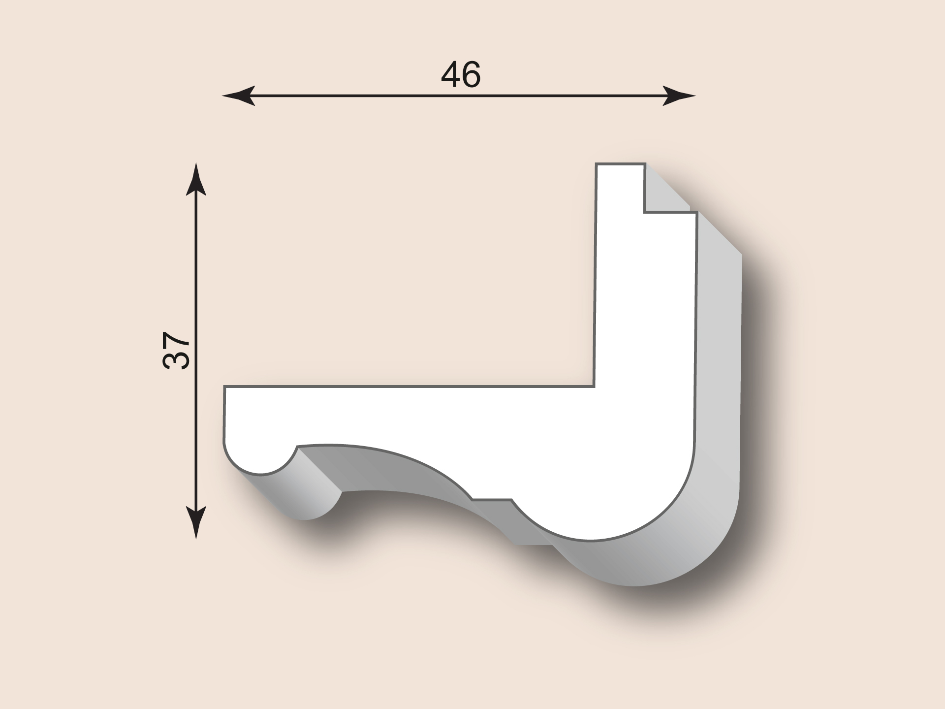 Kantenprofil KP46-01