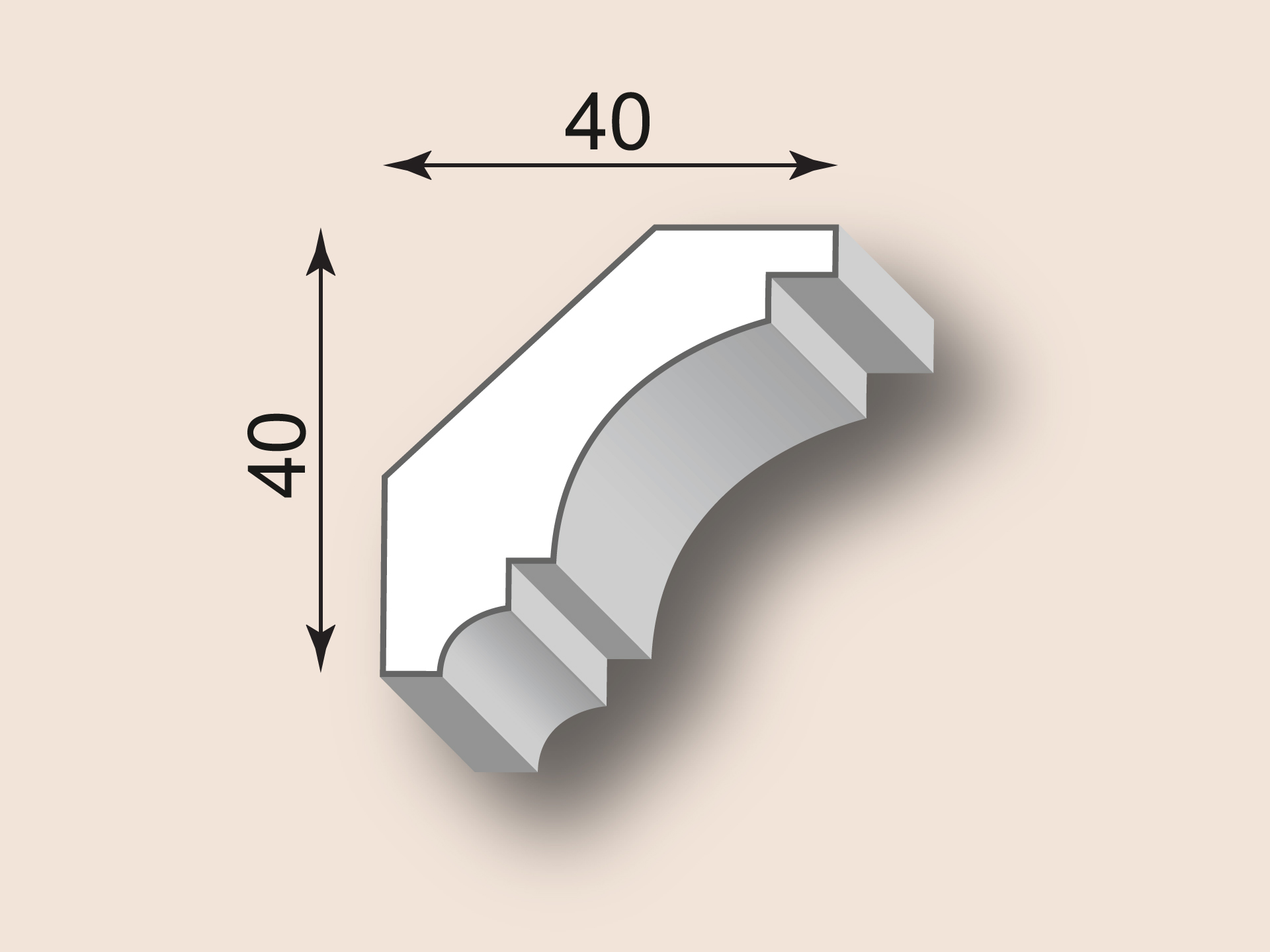 Stuckgesims SG40-02