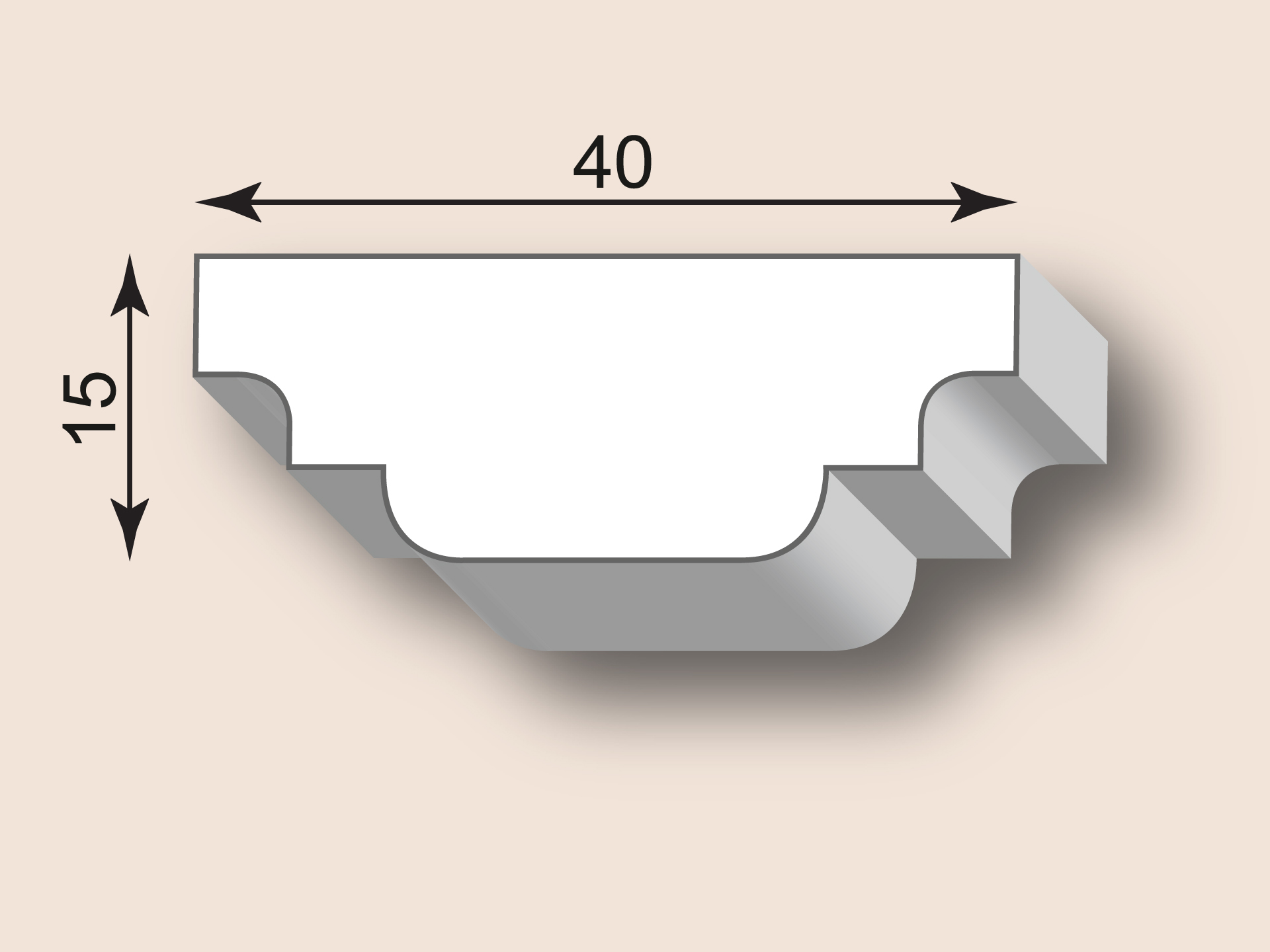 Stuckleiste SL40-10