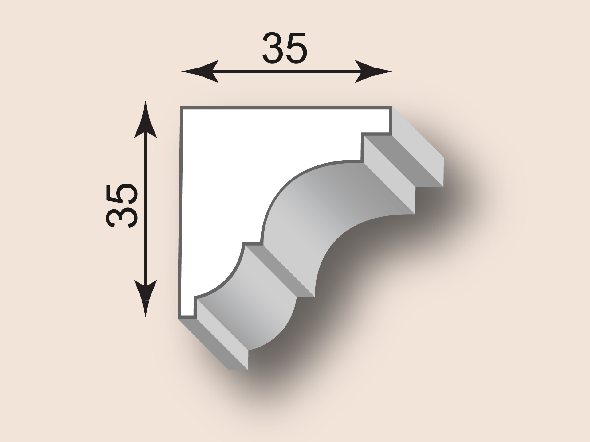 Stuckgesims SG35-01