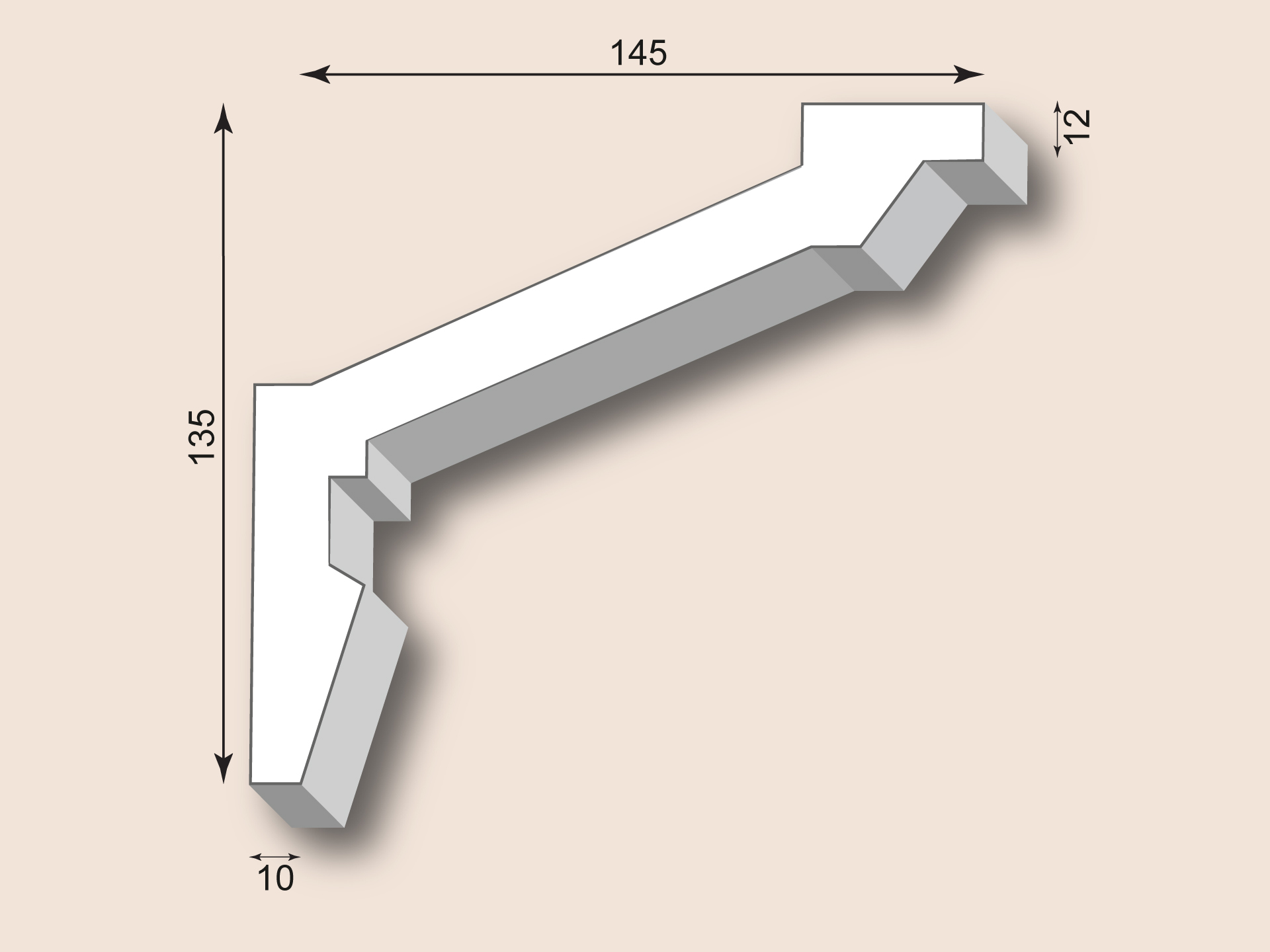 Stuckgesims SG145-02