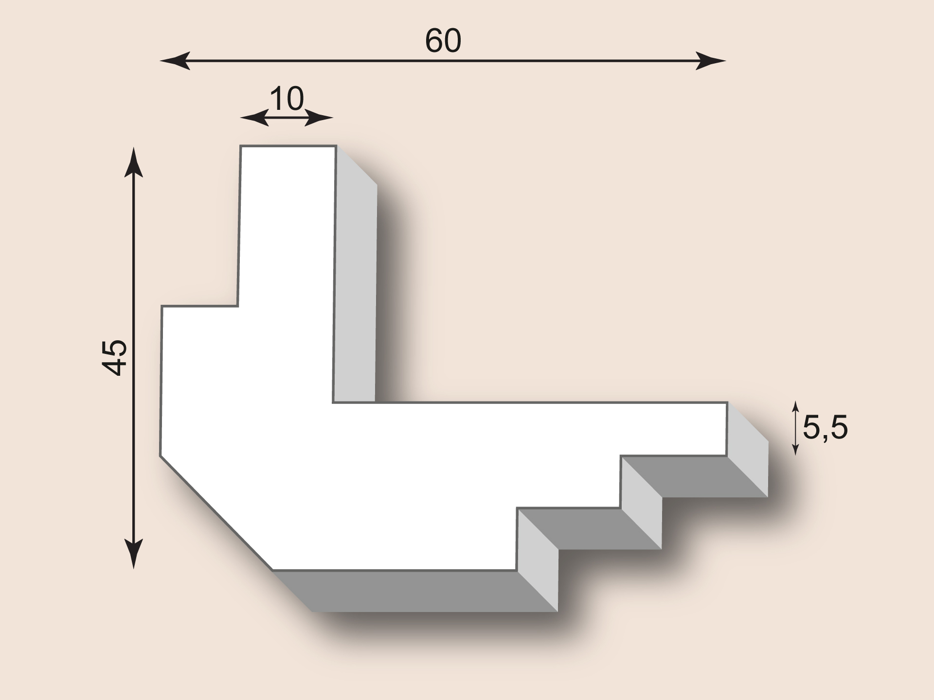 Kantenprofil KP60-02