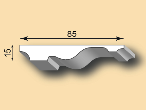 Stuckleiste / Stuckprofil SL85-02