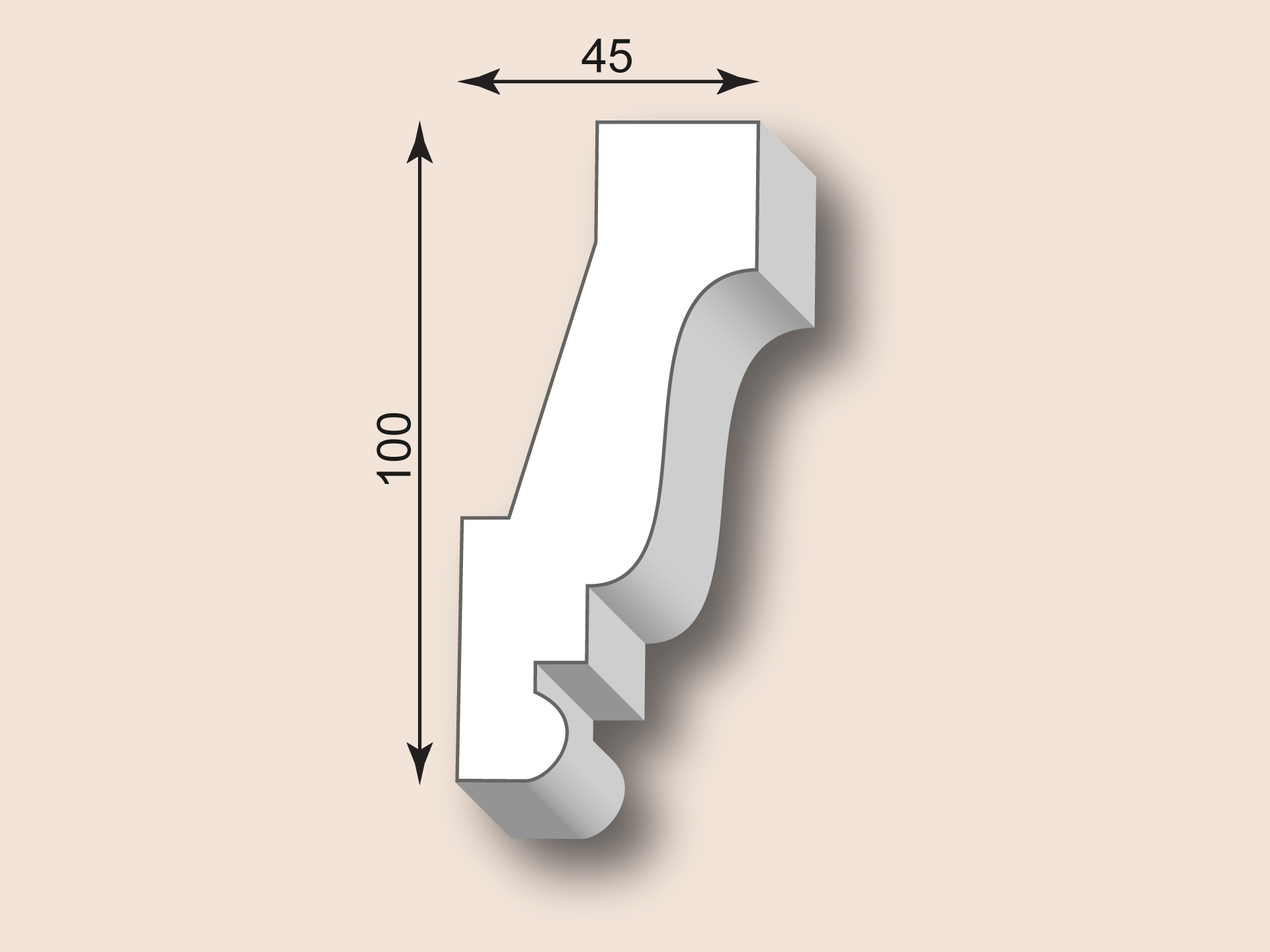 Stuckgesims SG45-03