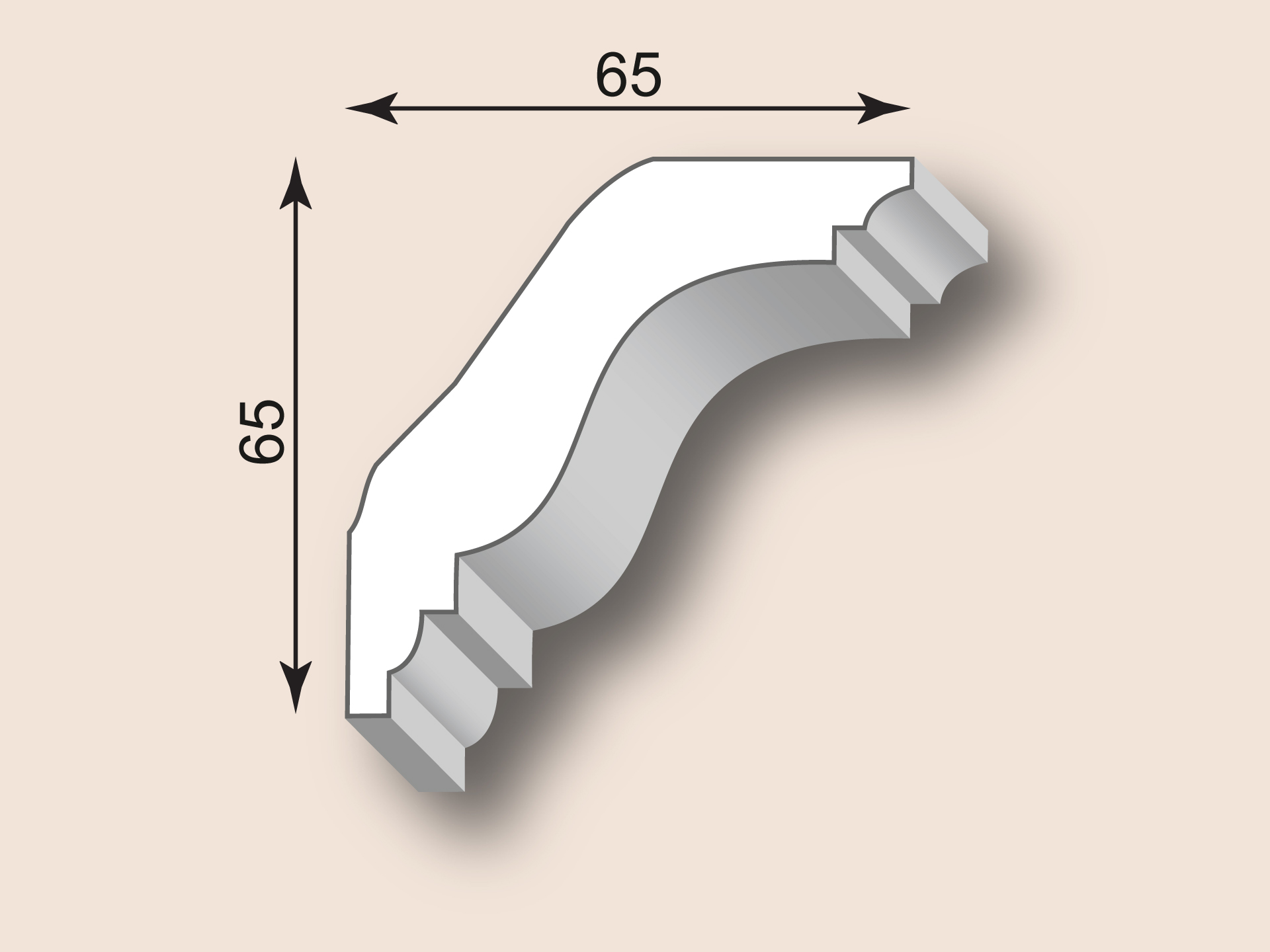 Stuckgesims SG65-02