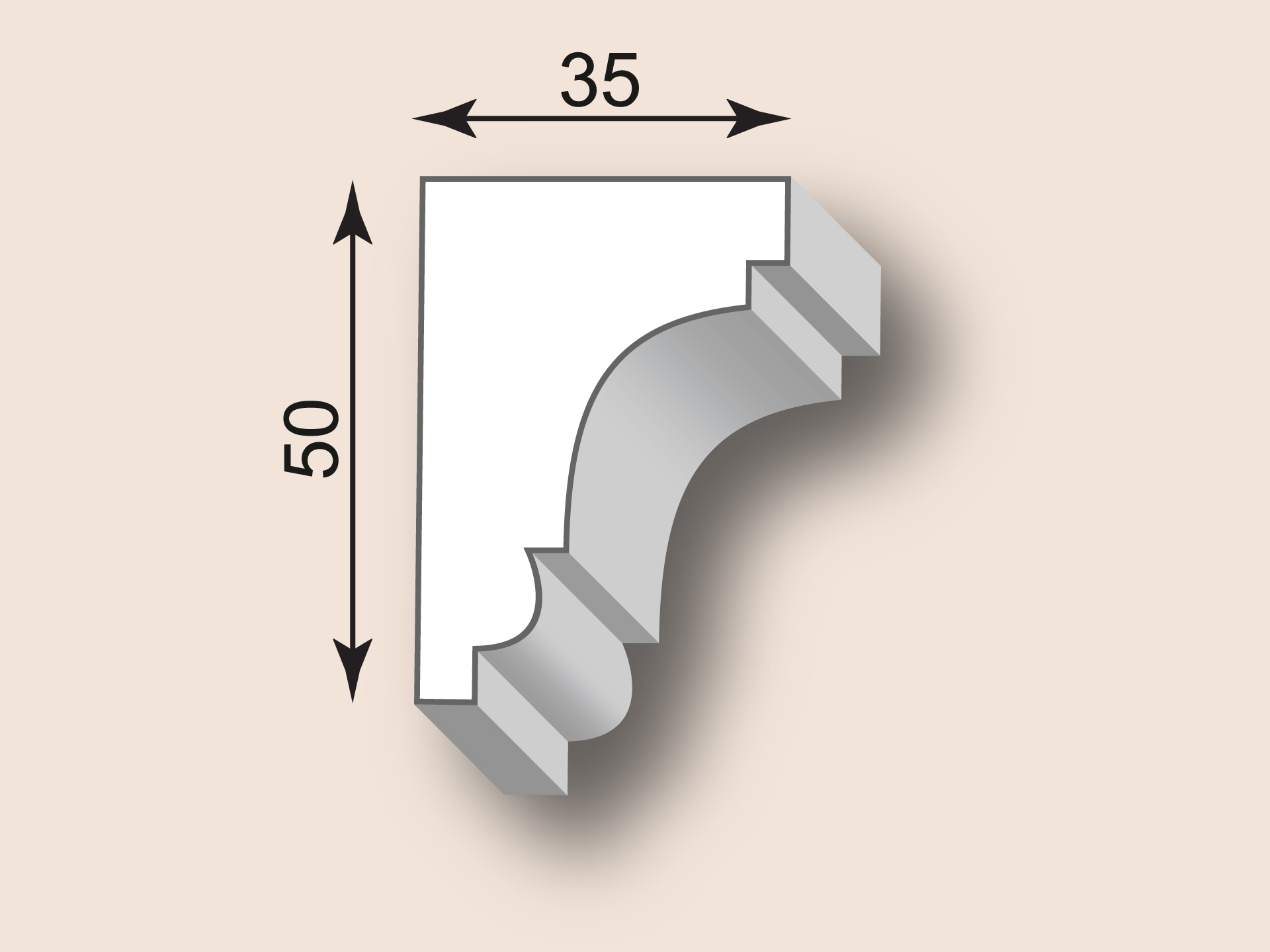 Stuckgesims SG35-02