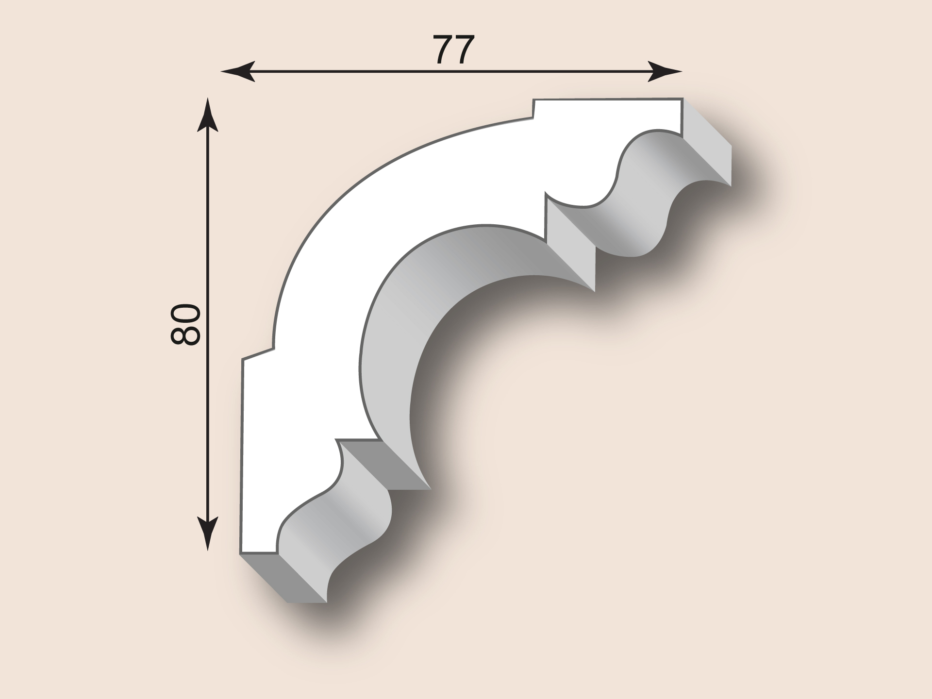 Stuckgesims SG77-01