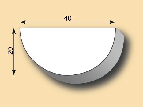 Stuckleiste / Stuckprofil SL40-29