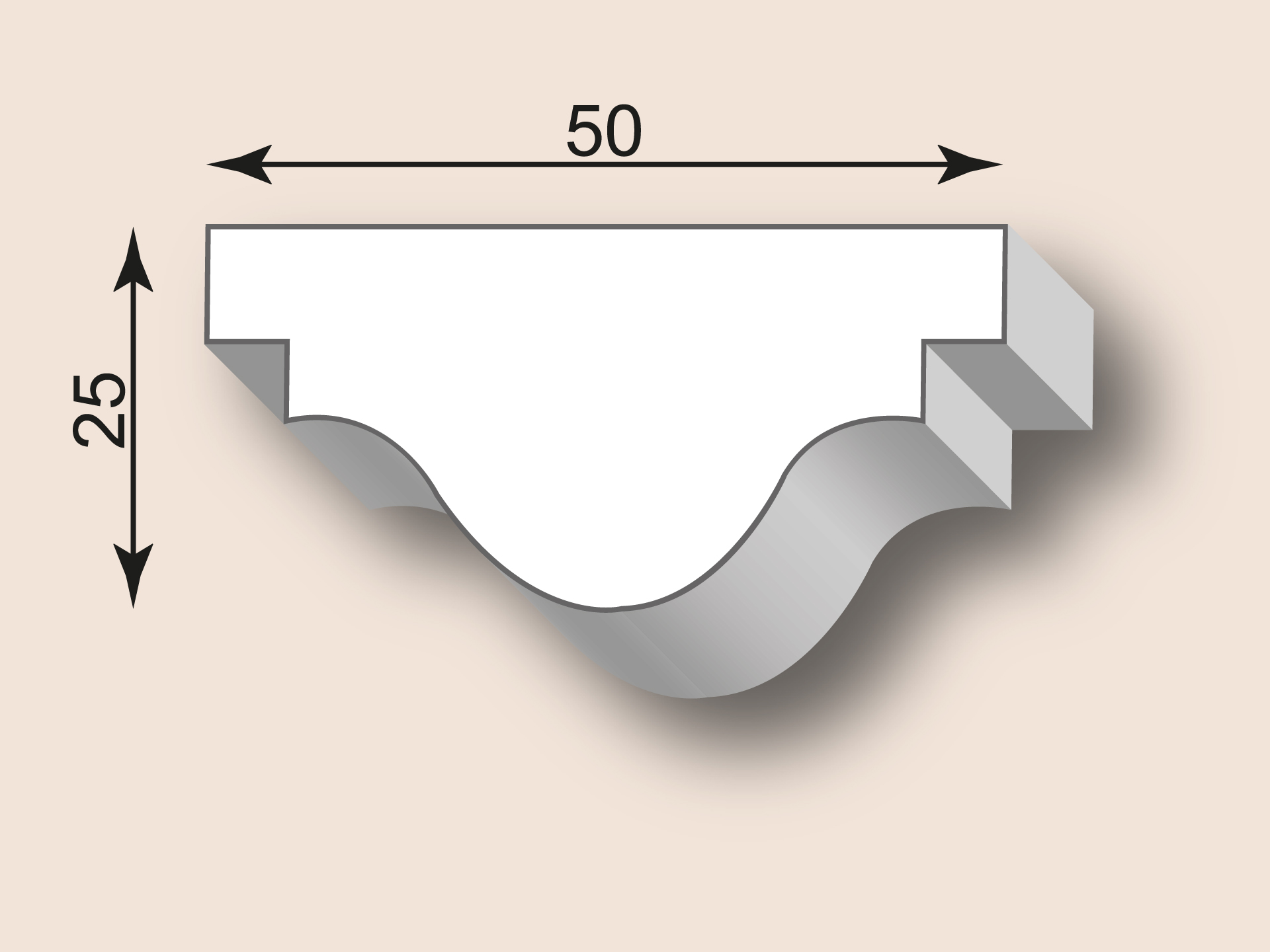 Stuckleiste SL50-49